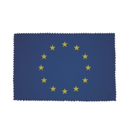U24 Brillenputztuch Europa Fahne Flagge Glasreinigungstuch Microfasertuch