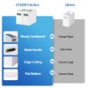 Oterri File Organizer, 4 Packs Small Storage Box, Cardboard File