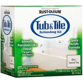 Rust-Oleum Tub & Tile Refinishing Kit Gloss Coastal Fog