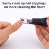 Eagle Beak Beveled Nail Clippers, Wide Jaw Anti-Splash Slanted Nail