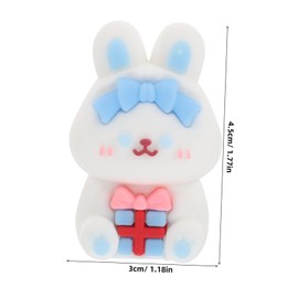 VICASKY Portable Bunny Doll Pencil Sharpener Handheld Eyebrow and Eyeliner Pencil Sharpener for Students and Professionals Convenient and Versatile Tool for Precise Makeup Application