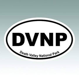 RDW Death Valley National Park Oval Sticker - Die Cut - Decal - Euro DVNP - Size: 6.00" x 3.60"