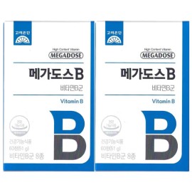 Goryeo Eundan Korea Eundan Megadose B Vitamin B Complex 850mg x 60 tablets (2) / Circle / 고려은단 메가도스B 비타민B군 850mg x 60정 2개 / 써클