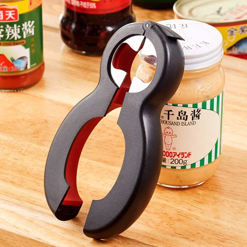 Medsuo Jar Opener 6 in 1 Multi Function Bottle Opener