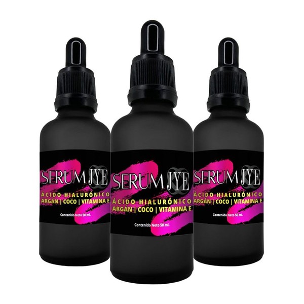 JYE Serum Facial Acido Hialurnico, Argn, Vitamina E, Coco. Orgnico
