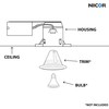NICOR Lighting 6-inch Recessed Housing, Remodel, IC-Rated, Airtight (17003AR)