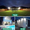 150W LED Flood Light,18000LM Floodlight with Plug,IP66 Waterproof Outdoor Lights,