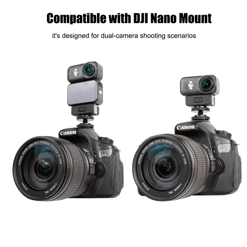Cold Shoe Mount With Magnetic Quick Release for DJI Osmo