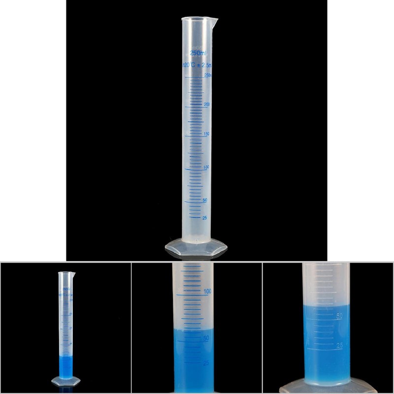 Measuring cylinder, plastic measuring cylinder, 250 ml, plastic measuring cylinder,