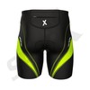 Sparx - Pantalones cortos de triatlón para hombre (negro/verde neón,