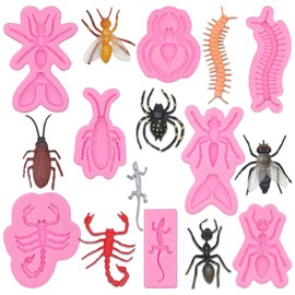 Spider fondant mold set of 8