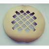 4-1/4 inches Snap-On Round Shower Drain Cover, Stainless Steel (Brushed