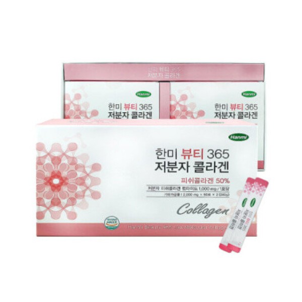 [On Sale] Hanmi Beauty 365 Low Molecular Collagen 1,000mg Fish Collagen Peptide, 30 packets (1 month) / [온세일]한미 뷰티365 저분자 콜라겐 1,000mg 피쉬콜라겐 펩타이드, 30포（1개월）