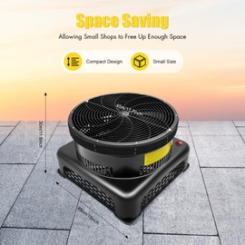 CeRaBuRET 110V 17.7inch 370W Inflatable Fly Guy Air Blower Fan Wind Tube Man Puppet Fly Guys HF-D370 Mini Portable Air Blower Fan for Inflatable Waving Puppet Outdoor Party Celebration