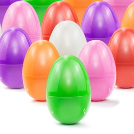 6-colour 3.2 inch Easter eggs for filling, Easter theme party favour, Easter eggs, basket stuffers filler, classroom price (6)