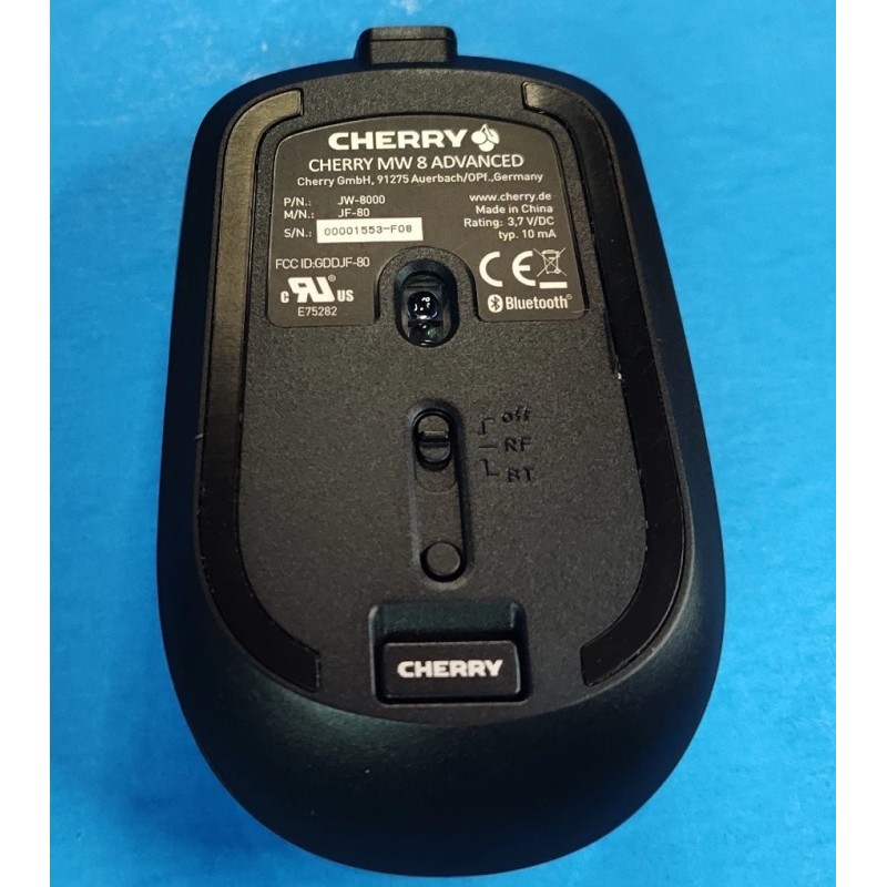Cherry MW 8 Advanced Bluetooth 4.0/Wireless 2.4Ghz 6-Button Rechargeable Mouse