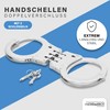 Professional Handcuffs Made of Robust Steel with 2 Keys Police