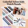 QHBAMD 3 Pack Nylon Watch Bands Compatible with Gabb/Gizmo/SyncUP Smartwatch,