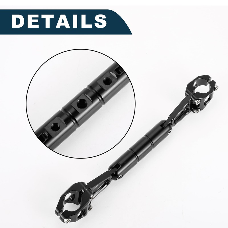 TUCKBOLD Motorcycle Cross Bars Portable | Handlebar Motorcycle Handlebar Black