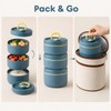 Insulated Lunch Container Set for Adults and Kids - Portable