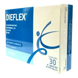 Dieflex Colageno Bioactivo 30caps Sin Sabor