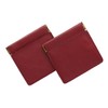 Pack of 2 Visconti Leather Snap Top Purses CP7 Red