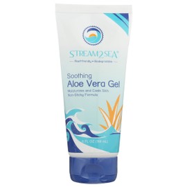 STREAM2SEA Soothing Aloe Vera Gel, 6 FZ
