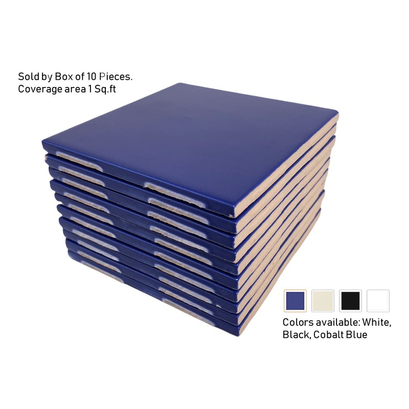 Tenedos 4 x 4.25 Inches Glossy Ceramic Tile – Box