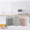 CadineUS Cubo de Basura de 2 Litros con Tapa Basculante,