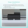Sliding Shower Door Bottom Guide 1/2" x 3" for Shower