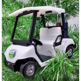 Golf Golfing Themed Golf Cart Christmas Ornament