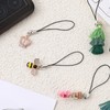 100Pcs Phone Charm Kit,Keychain String,Thread Keychain Cell Phone Charm String
