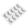 Minkissy Individual Eyelashes Set Realistic Look Soft Handmade Fiber Natural False Lashes for Women