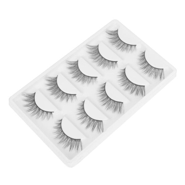 Minkissy Individual Eyelashes Set Realistic Look Soft Handmade Fiber Natural