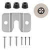 Dartboard Bracket Hanging Kit – Stainless Steel Wall-Mount Bracket with