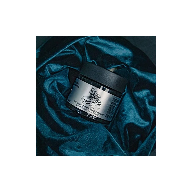 Lobo Gel fijador para cabello Lobo Negro. 250 grs