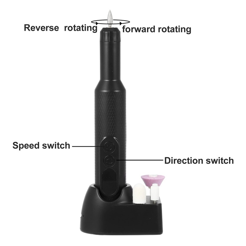 VOCOSTE Electric Nail File Set Nail Drill Machine Pedicure Set