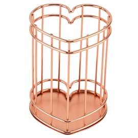 CAXUSD Desk Makeup Brush Holder Metal Pen Organizer Wire Storage Basket Pen Cup