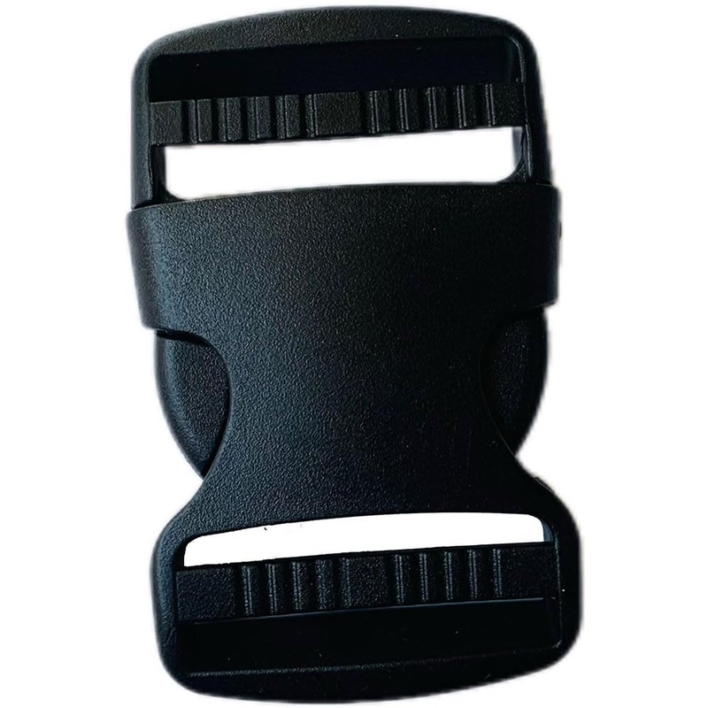 SHUYUNGE 8Pcs 40mm/1.5 Inch Quick Side Release Buckle Black Plastic