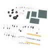 Electronic Component Kit PCB LED Diode Electrolytic Capacitor Resistor Transistor