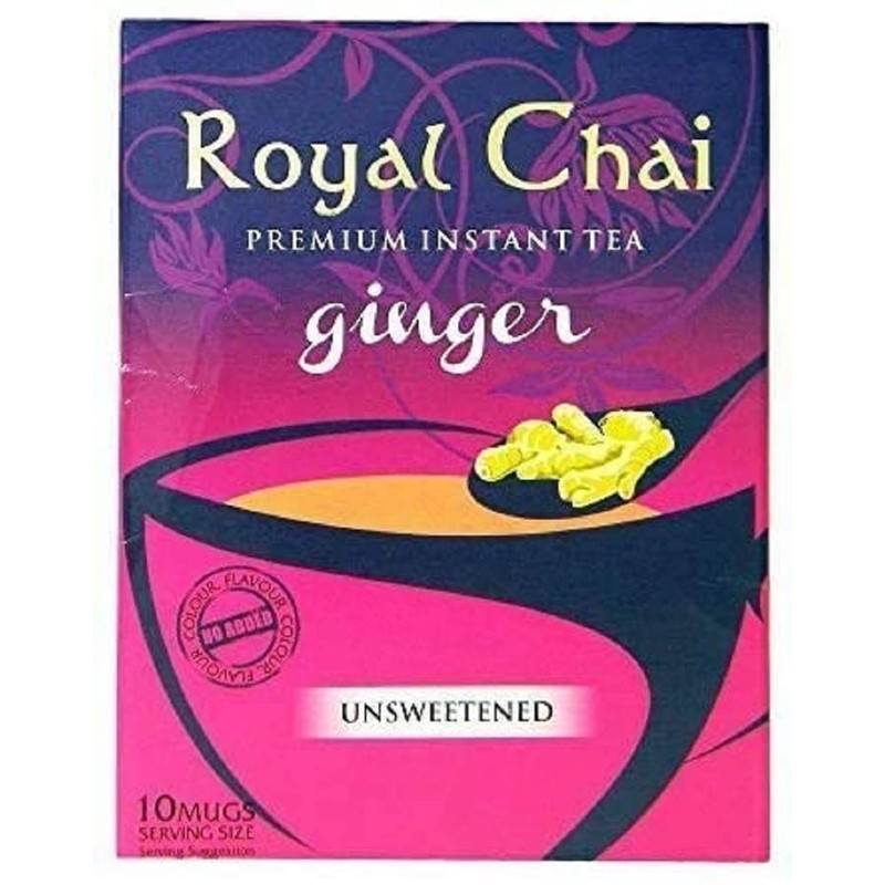 Royal Chai Ginger Unsweetened 180g (Pack of 2) – Premium