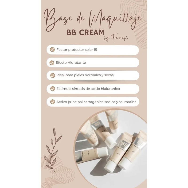Bb Cream Light 01 Farmasi Beauty Balm Fps 15 30ml