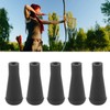 5Pcs Archery Tips, Soft Rubber Arrowheads 6mm Blunt Point Broad