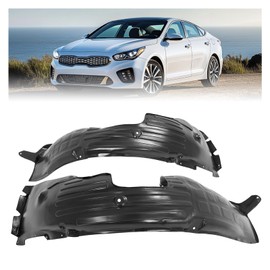 JMTAAT Front Inner Fender Liner Compatible with 2016-2018 Kia Optima Replacement for 86811D4000 KI1248151 86812D5000 KI1249145 Wheel Liner Splash Shield Guard Driver + Passenger Side