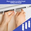 Vertical Blind Replacement Parts Repair Tabs White Stems for Window