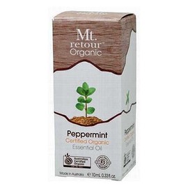Mt Retour Peppermint Essential Oil Certified Organic 10ml