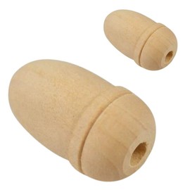 Small Wooden Curtain Pull Blind Cord Acorn Solid Wood Acorn Cord Tassel Window Blind Cord Knobs Cord Drape Curtain Blind Cord Pulls for Light Switch Natural Wood Cord Blind Pull Pack of 4.