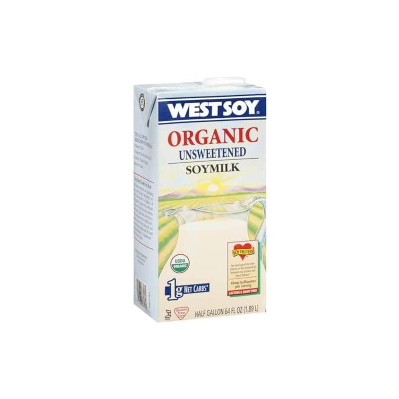 Hain Celestial Westsoy Organic Original Soy Milk, 32 Ounce --