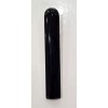 Daltile Glossy Black Quarter Round Corner Beak Ceramic Tile 1x6