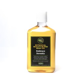 Mia More Oils LLC Mia More Oils Botanical Beauty Blend C Luxurious Body Oil for Women, 8 oz | Natural Moisturizer with Jojoba, Coconut & Vitamin E Oils | Hydrates & Nourishes Dry, Sensitive Skin | Embrace Serenity